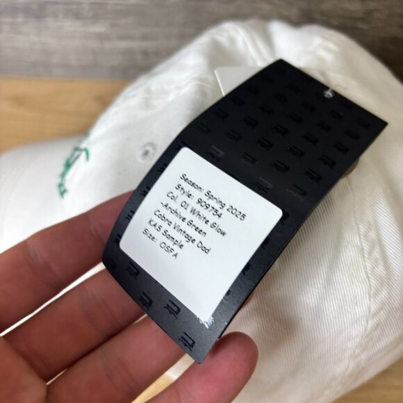 Cobra Golf Hat Cap Strap Back White Green Vintage Dad Cap Adjustable NWT - Picture 8 of 13